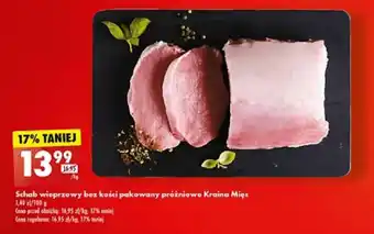 Biedronka Schab wieprzowy bez kości Kraina Mięs 1kg oferta