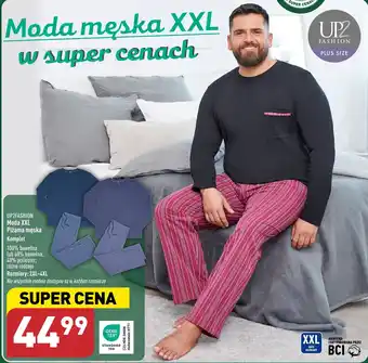ALDI UP2FASHION Moda XXL Piżama męska oferta