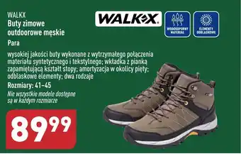 ALDI WALKX Buty zimowe outdoorowe męskie oferta