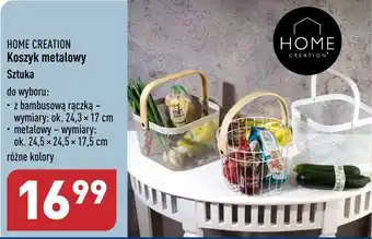 ALDI HOME CREATION Koszyk metalowy oferta