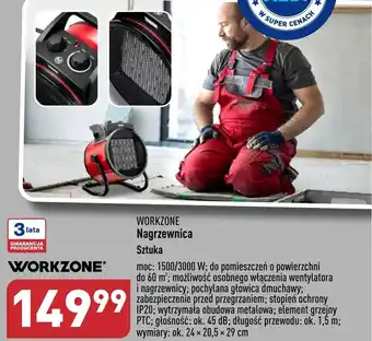 WORKZONE Nagrzewnica