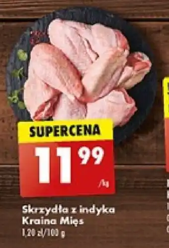 Biedronka Skrzydła z indyka Kraina Mięs 1kg oferta