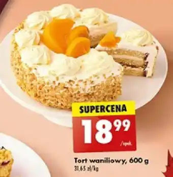 Biedronka Tort waniliowy 600 g oferta