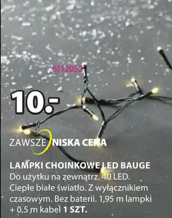 JYSK LAMPKI CHOINKOWE LED BAUGE oferta