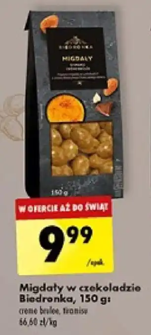 Biedronka Migdały w czekoladzie Biedronka 150g oferta