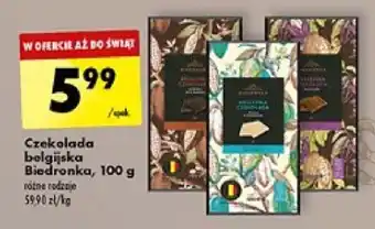 Biedronka Czekolada belgijska Biedronka 100 g oferta