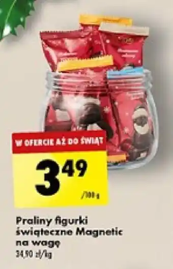 Biedronka Praliny figurki świąteczne Magnetic 100g oferta