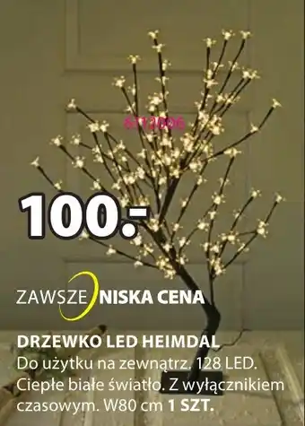 JYSK DRZEWKO LED HEIMDAL oferta