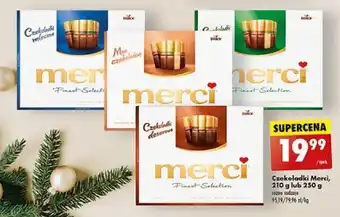 Biedronka Czekoladki Merci 210 g lub 250 g oferta