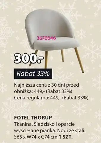 JYSK FOTEL THORUP oferta
