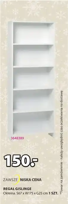 JYSK REGAŁ GISLINGE oferta