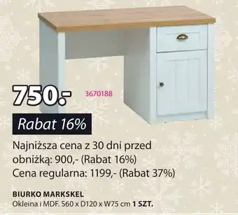 JYSK BIURKO MARKSKEL oferta