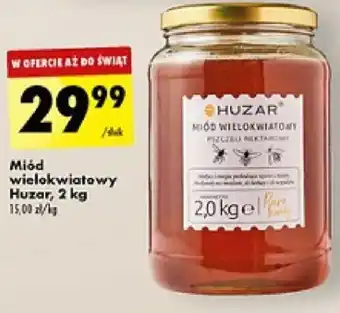 Biedronka Miód wielokwiatowy Huzar, 2 kg oferta