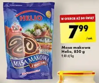 Masa makowa Helio, 850 g