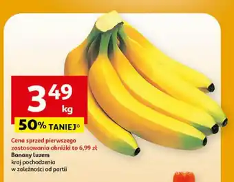 Auchan Banany luzem 1 kg oferta