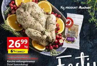 Auchan Kaczka wolnogotowana 1 kg oferta