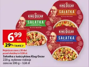 Auchan Sałatka z tuńczykiem King Oscar 220 g oferta