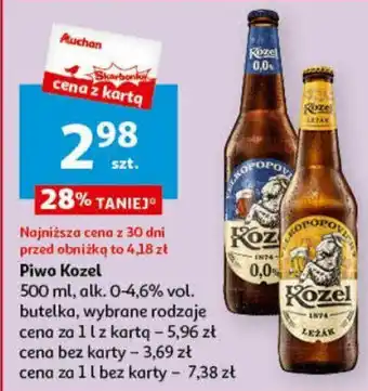 Auchan Piwo Kozel 500 ml oferta