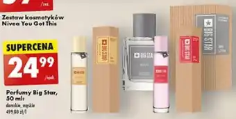Biedronka Perfumy Big Star, 50 ml oferta