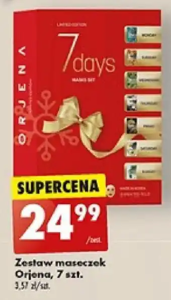 Biedronka Zestaw maseczek Orjena, 7 szt. oferta