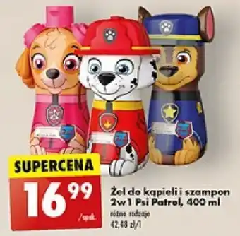 Biedronka Żel do kąpieli i szampon 2w1 Psi Patrol, 400 ml oferta
