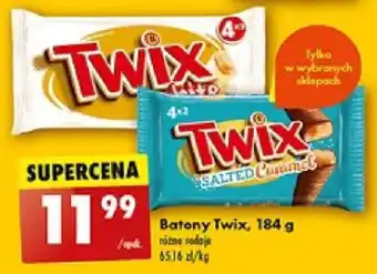 Biedronka Batony Twix, 184 g oferta