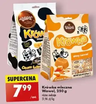 Biedronka Krówka mleczna Wawel 250g oferta