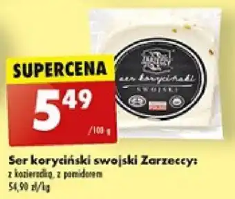 Biedronka Ser koryncki swojski Zarzeccy 100g oferta