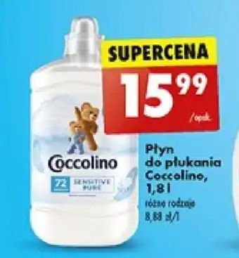 Biedronka Plyn do płukania Coccolino 1,8l oferta