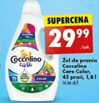 Biedronka Żel do prania Coccolino Care Color 45 prań 1,8l oferta