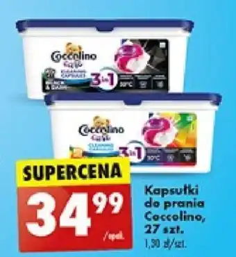 Biedronka Kapsułki do prania Coccolino 27szt. oferta