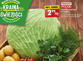 Biedronka Kapusta na gołąbki 1kg oferta