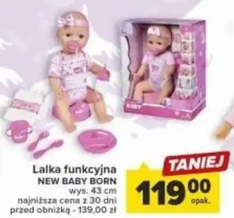 Carrefour Lalka funkcyjna NEW BABY BORN oferta