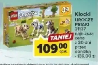 Carrefour Klocki UROCZE PSIAKI oferta