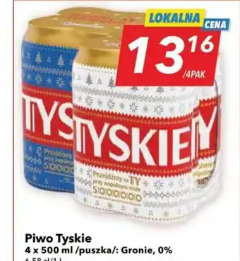 Lewiatan Piwo Tyskie 4x500ml oferta