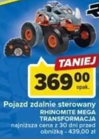 Carrefour Pojazd zdalnie sterowany RHINOMITE MEGA TRANSFORMACJA oferta
