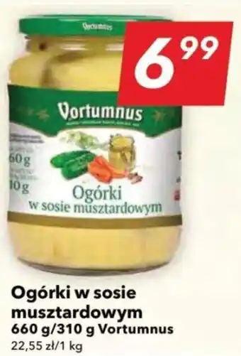 Lewiatan Ogórki w sosie musztardowym Vortumnus 660-310g oferta