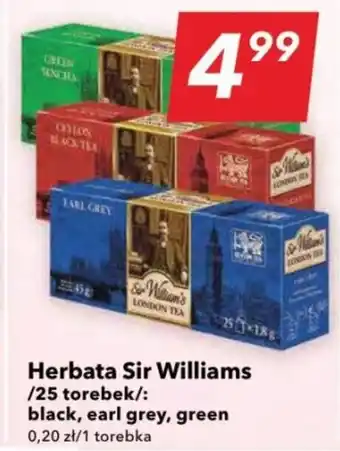 Lewiatan Herbata Sir Williams 25 torebek oferta