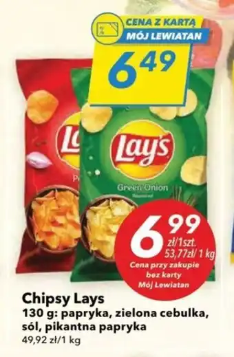 Lewiatan Chipsy Lays 130g oferta