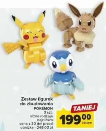 Carrefour Zestaw figurek do zbudowania POKÉMON oferta