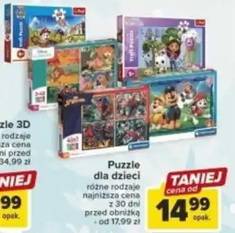 Carrefour Puzzle dla dzieci oferta