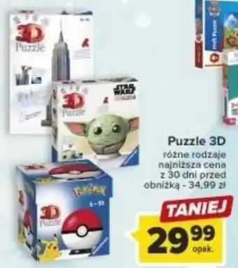 Carrefour Puzzle 3D oferta