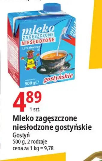 E.Leclerc Mleko zagęszczone niesłodzone gostyńskie 500g oferta