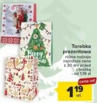 Carrefour Torebka prezentowa oferta