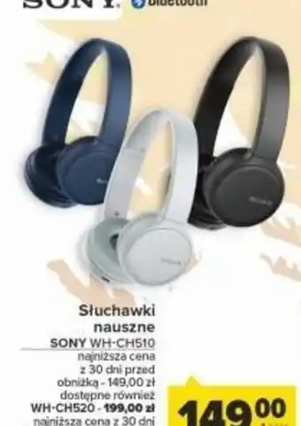 Carrefour Słuchawki nauszne SONY oferta