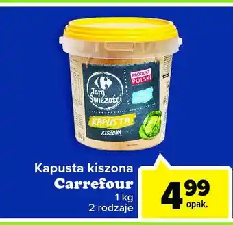 Carrefour Kapusta kiszona 1 SZT 1 KG oferta