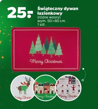 Netto Świąteczny dywan łazienkowy oferta