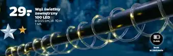 Wąż świetlny zewnętrzny 100 LED