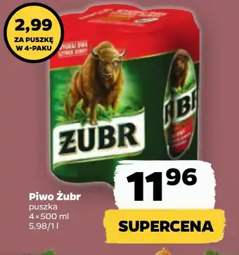 Netto Piwo Żubr 4 x 500 ml oferta