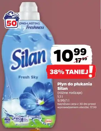 Netto Płyn do płukania Silan 1,1 L oferta